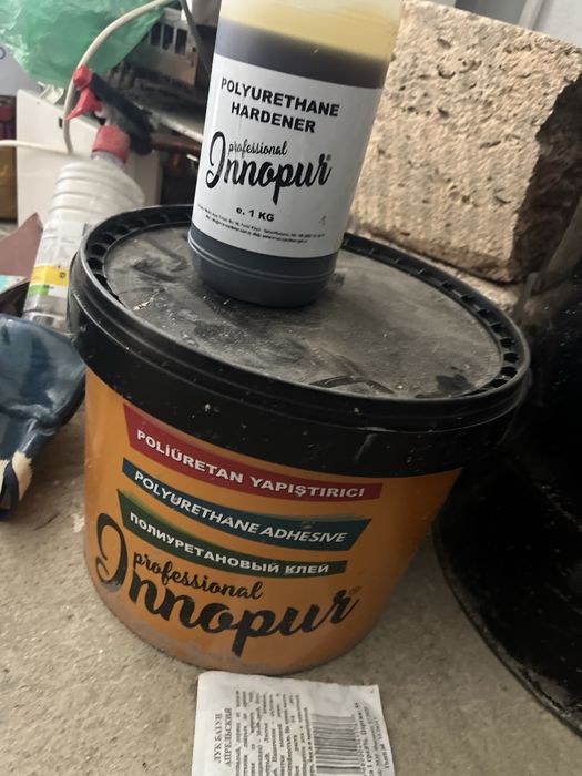 Клей двухкомпонентный  тактильная плитка