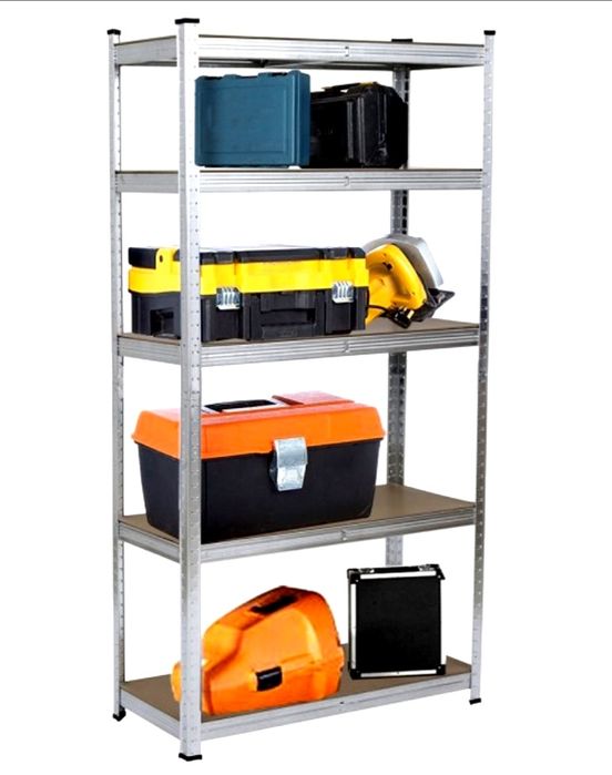 Rafturi premium HEINNER cu 5 polițe 180x90x40 Cm NOI - 160 Lei/Bucata