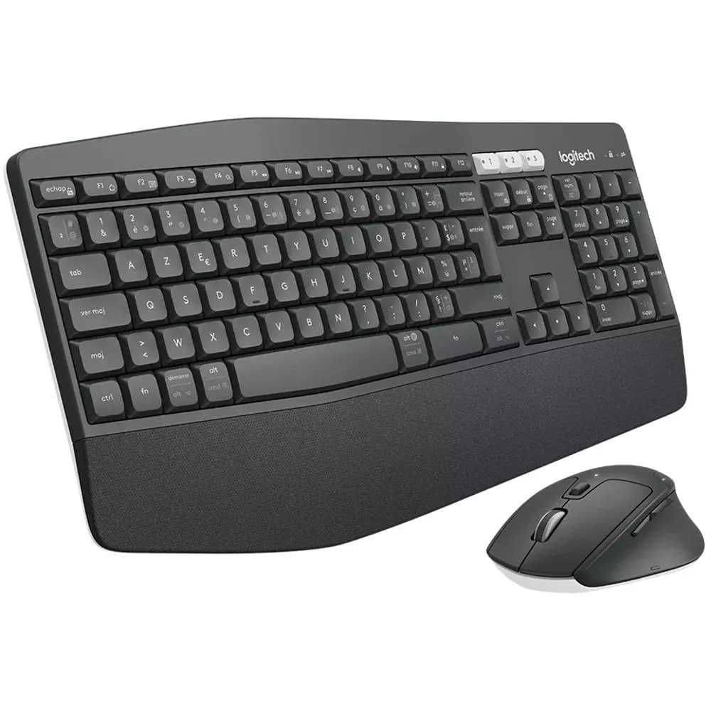 Комплект Безжични Клавиатура + Мишка Logitech Performance MK850, Black