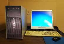Настолен компютър HP, монитор BELINEA 17'' и клавиатура