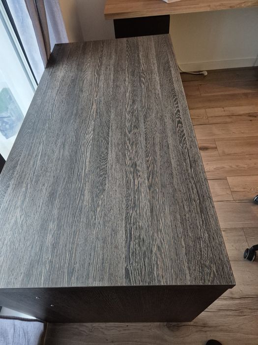 Birou IKEA nuanta Gri Antracit Lemn si IKEA Drawer