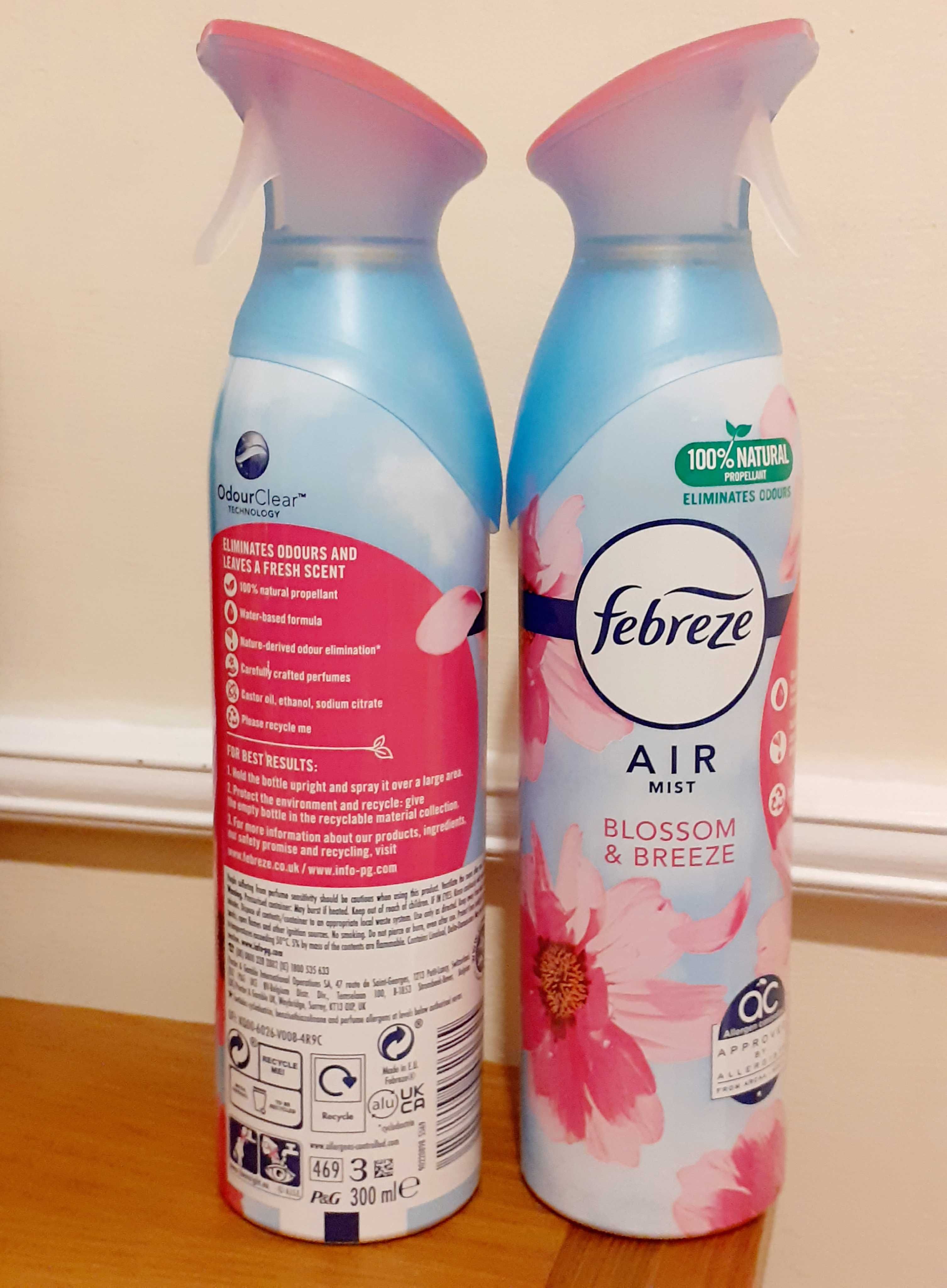 Спрей Febreze за елиминиране на миризми и ароматизиране