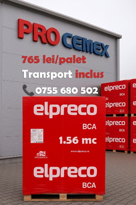BCA ELPRECO pret distributie 

760 lei / palet
(transport inclus)
1.56