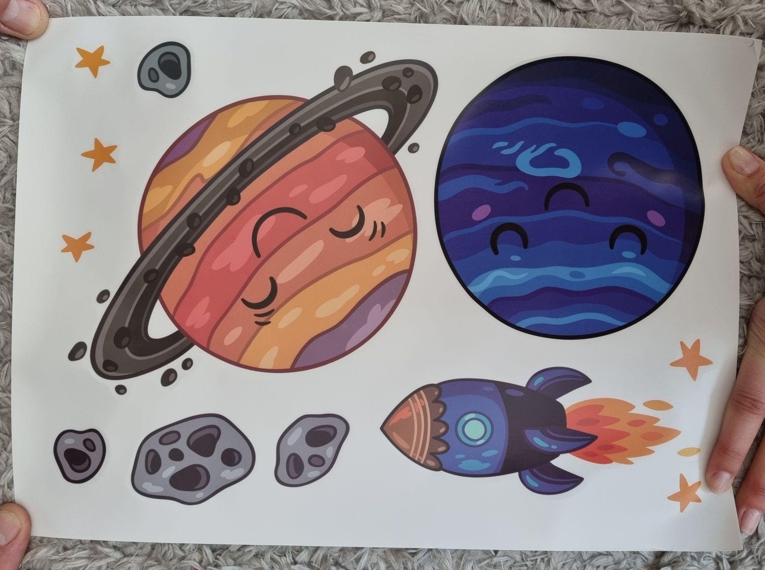 Sticker cu planete