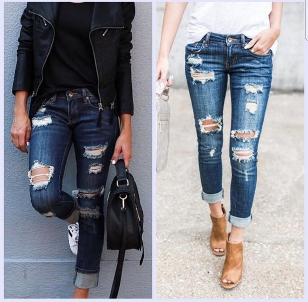 Jeans dama XL în trend