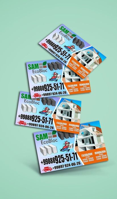 Газоблок 10/30/60 размер, цена 9000 сум