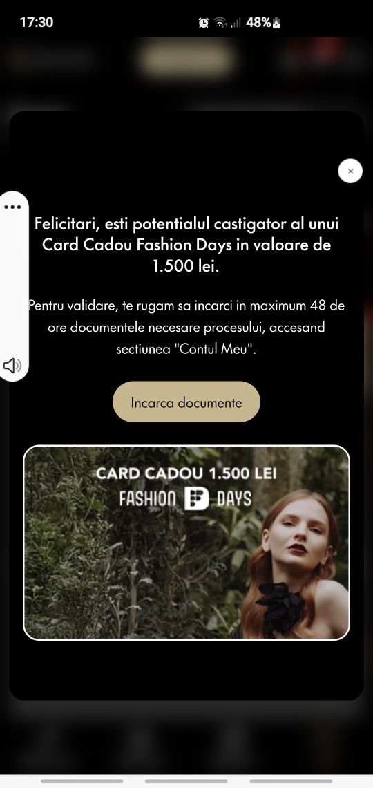 Voucher  fashion days