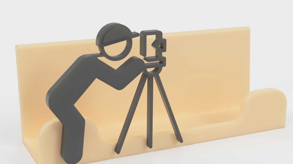 Suport de birou pentru carti de vizita, topometru