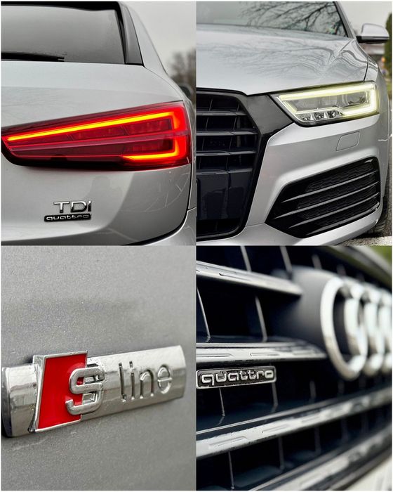 Audi Q3 S-line  S-tronic Quattro 2.0 diesel 184cp euro 6(adblue) 2016