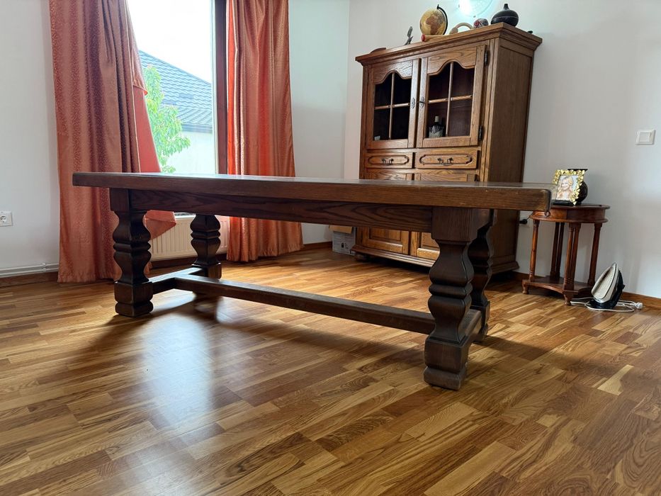 Masă lemn masiv (stejar)