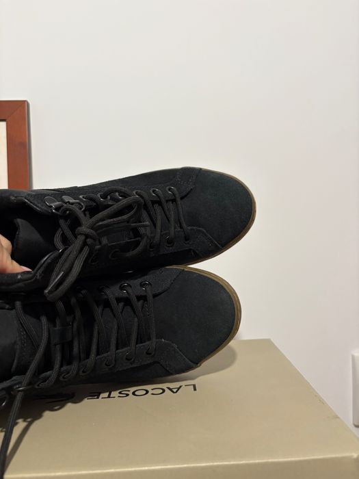 Ghete Lacoste negre