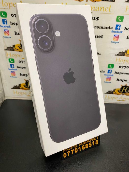 Hope Amanet P3 Iphone 16 / 128 gb / SIGILAT !!