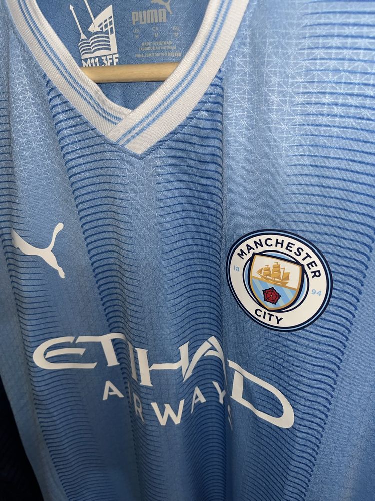 Home Kit Manchester City 23/24 Halland 9