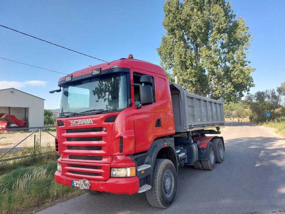 Scania R420 basculabil 6x6