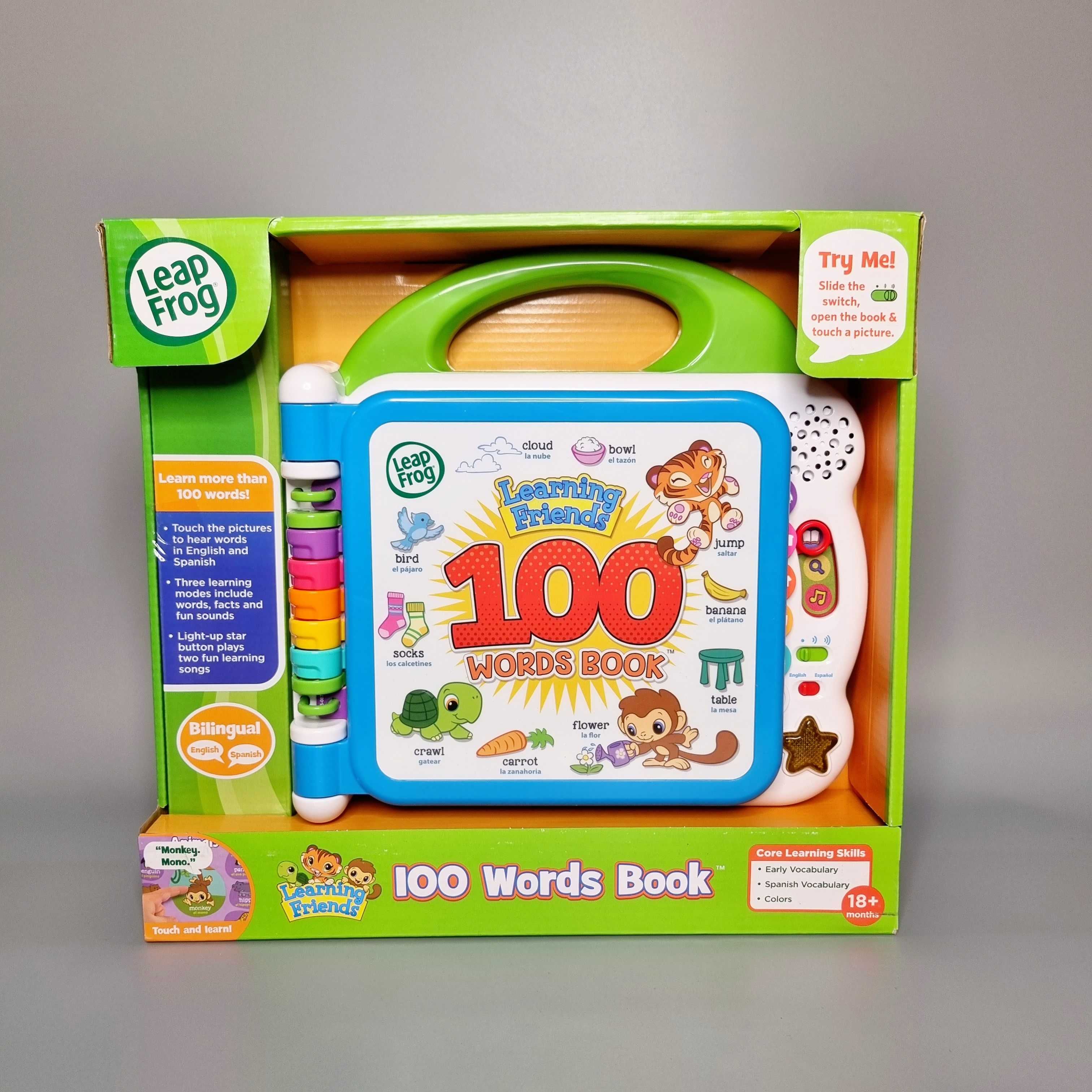 Интерактивная книга 100 words book Leap frog