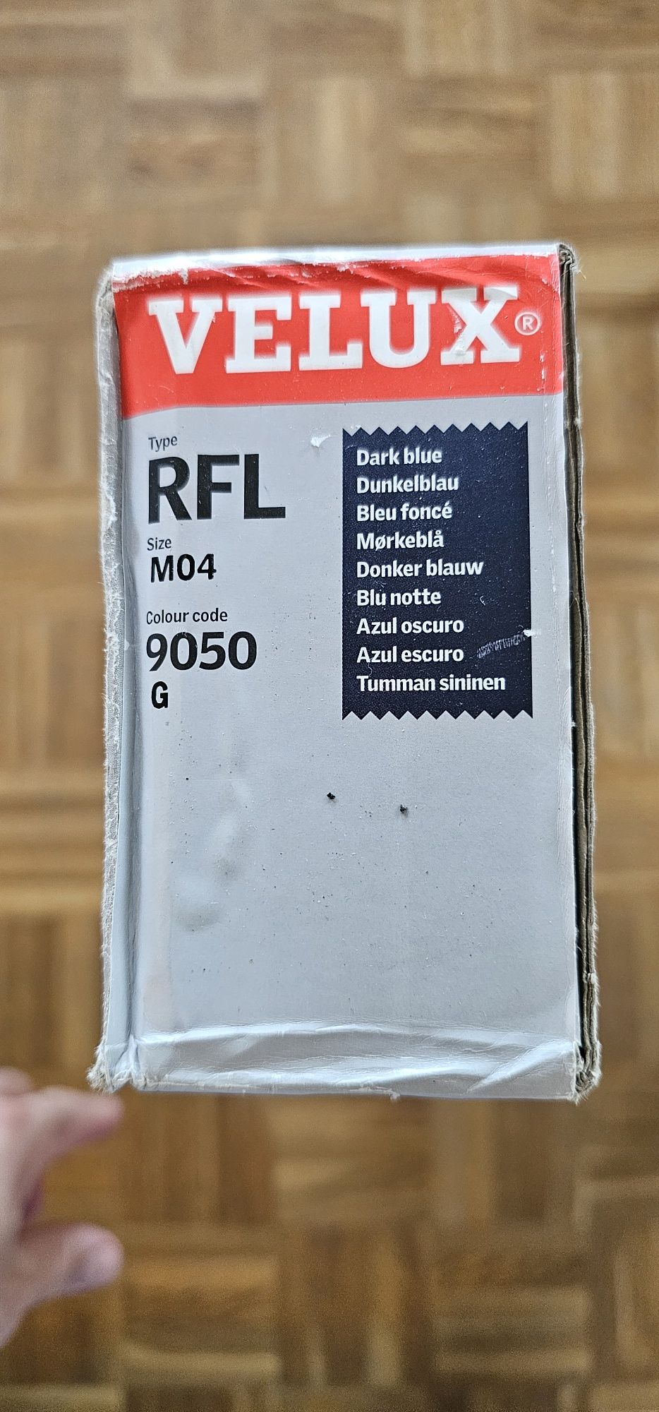 Rulou original Velux RFL – dimensiune M04 – culoare albastru închis (9
