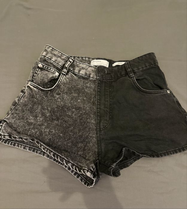 Къси дънкови панталони Bershka