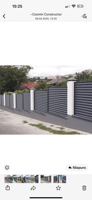 Vând garduri și porți la comanda clientului