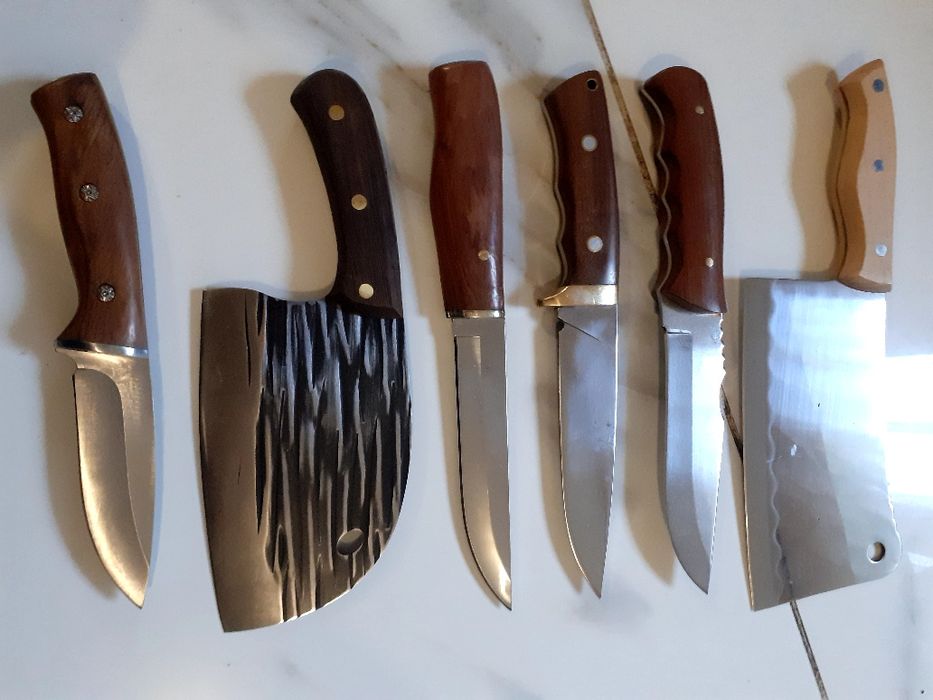 Ковани ножове от стомана 4х13 нерждавеика на топ цена 35лв броиката
