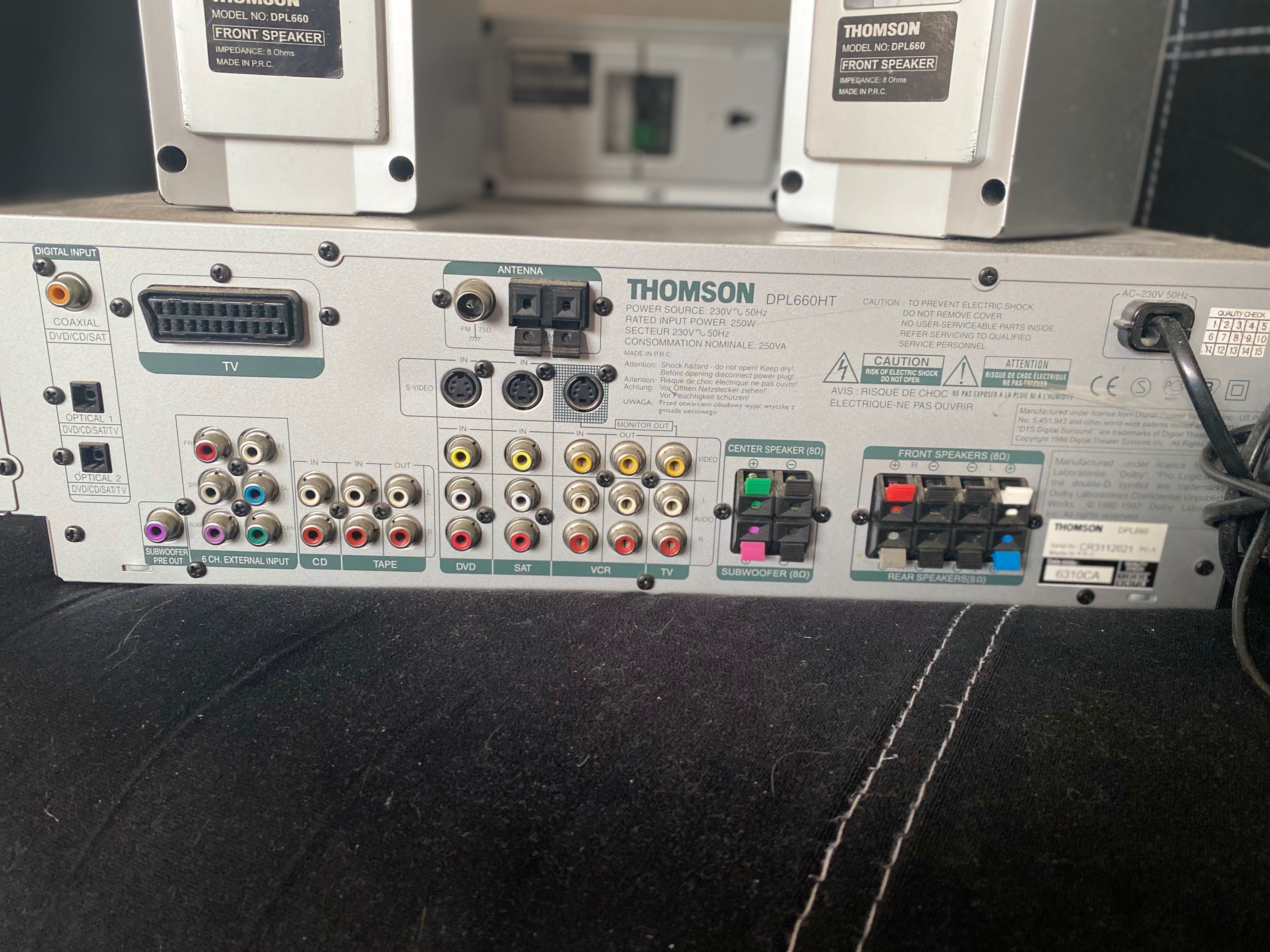 Thomson dpl660ht sound system