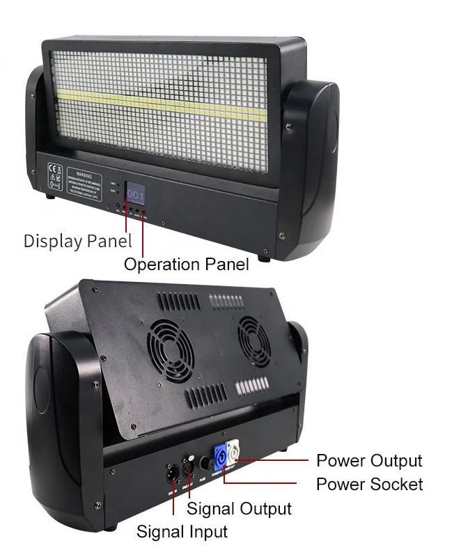 Moving heah strobo 3 in 1 RGB 400w