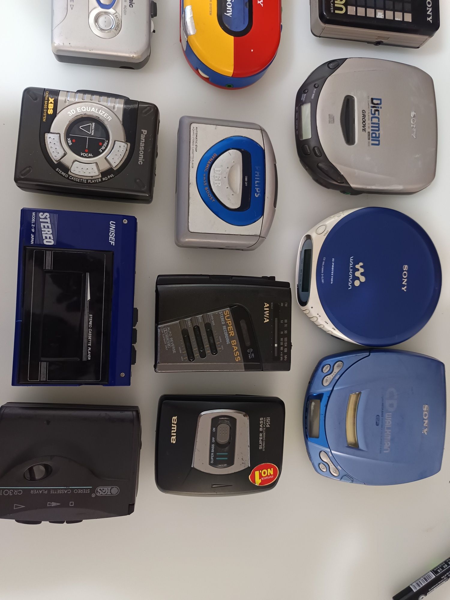 Cd playere walkmane sony,panasonic,aiwa,siemens,philips vintage retro