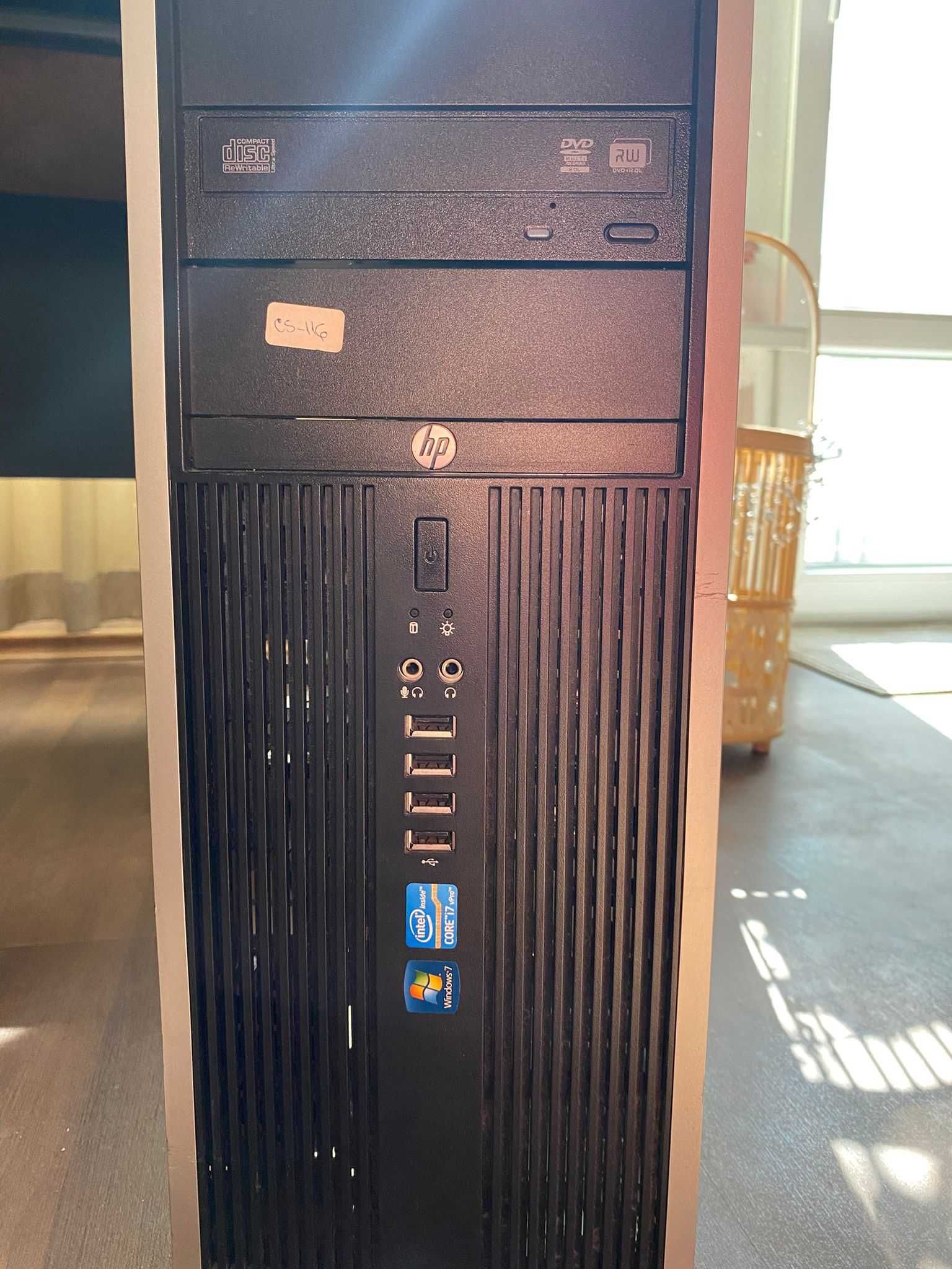 Компютър HP черен