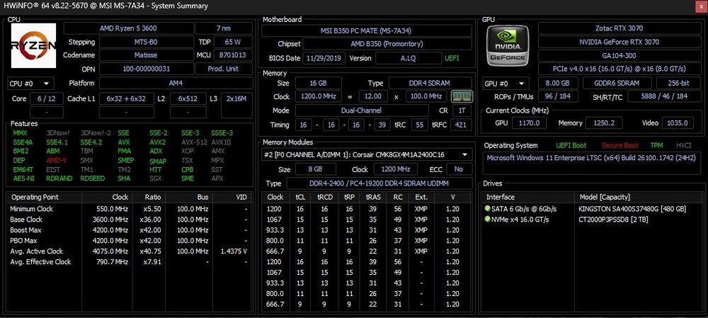 Pc Gaming RTX 3070 Ryzen 5