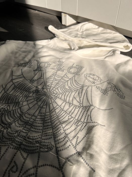 Hanorac NOU Sp5der Spyder Spider Alb M