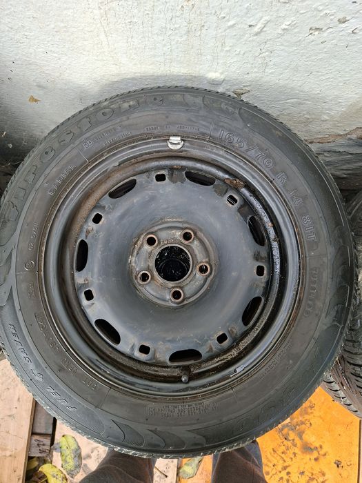 Anvelope iarna / Jante otel 5x100