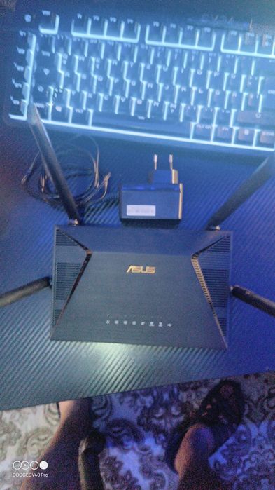 РУТЕР-WI-FI 6-Подходящ за Игри-ASUS RT-AX1800U (90IG06P0-MO3530)