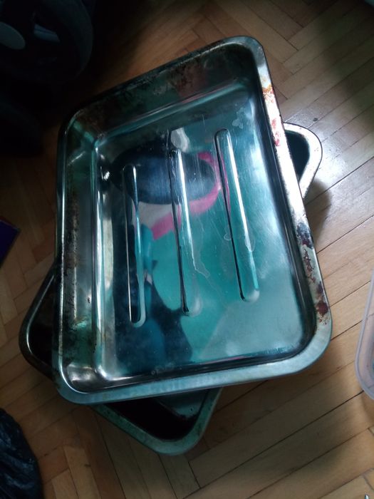 Lot tavi de inox pt cuptor, cozonac, tort