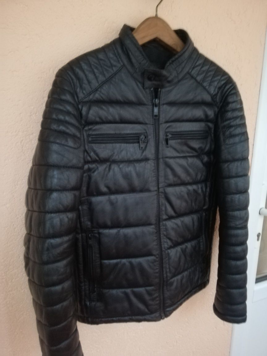 Geaca piele bărbati Zara Man S