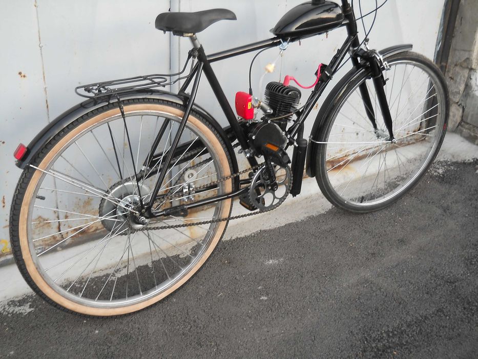 bicicleta cu motor  termic 2t