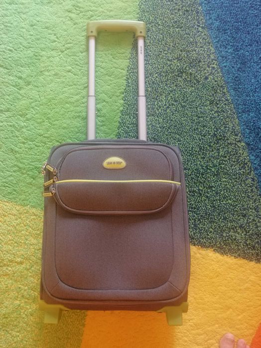 Lamonza Troler Superlight 40x30x21 Cm, 1,8 Kg, Gri / Verde