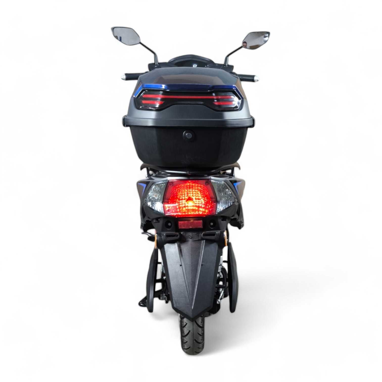 Електрически скутер MaxMotors Super G 3000W - Син/Сив