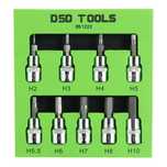 DSD TOOLS 9PC 3/8" dr hex biti DS1222