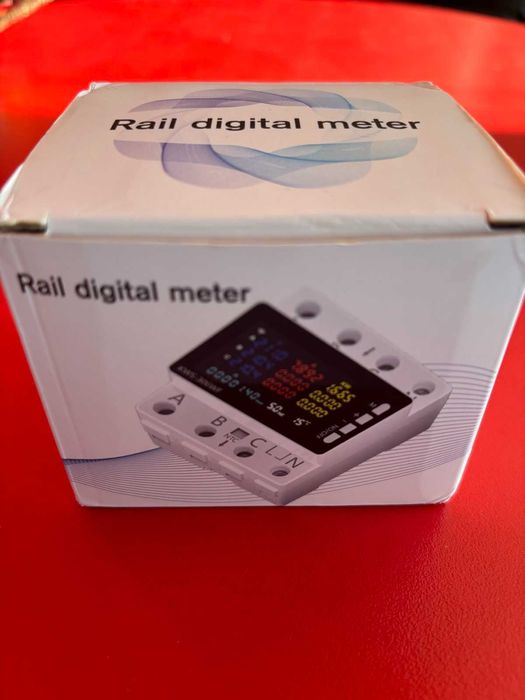 Смарт трифазен електромер за шина, WIFI, 80 ампера