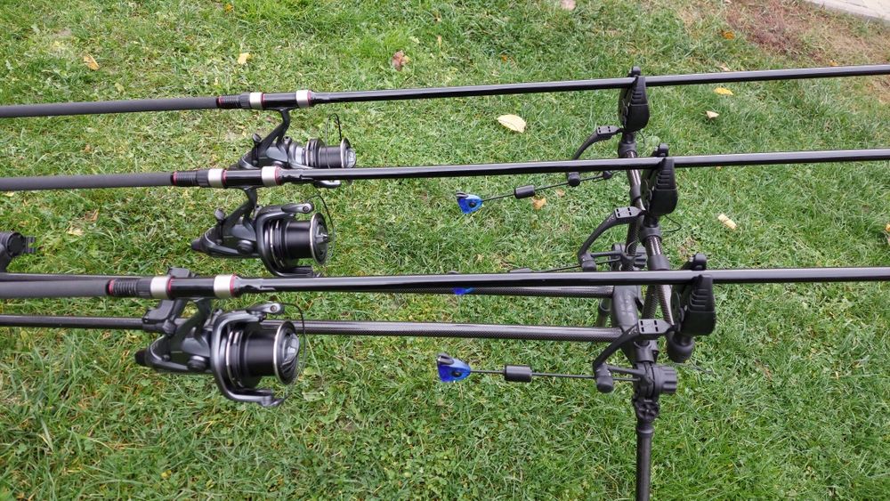 Set complet crap: shimano ci4 xtb 14000, fox mx 3+1, greys 3.90m, jrc