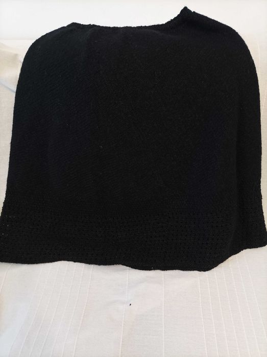 Fusta de lana culoare neagra