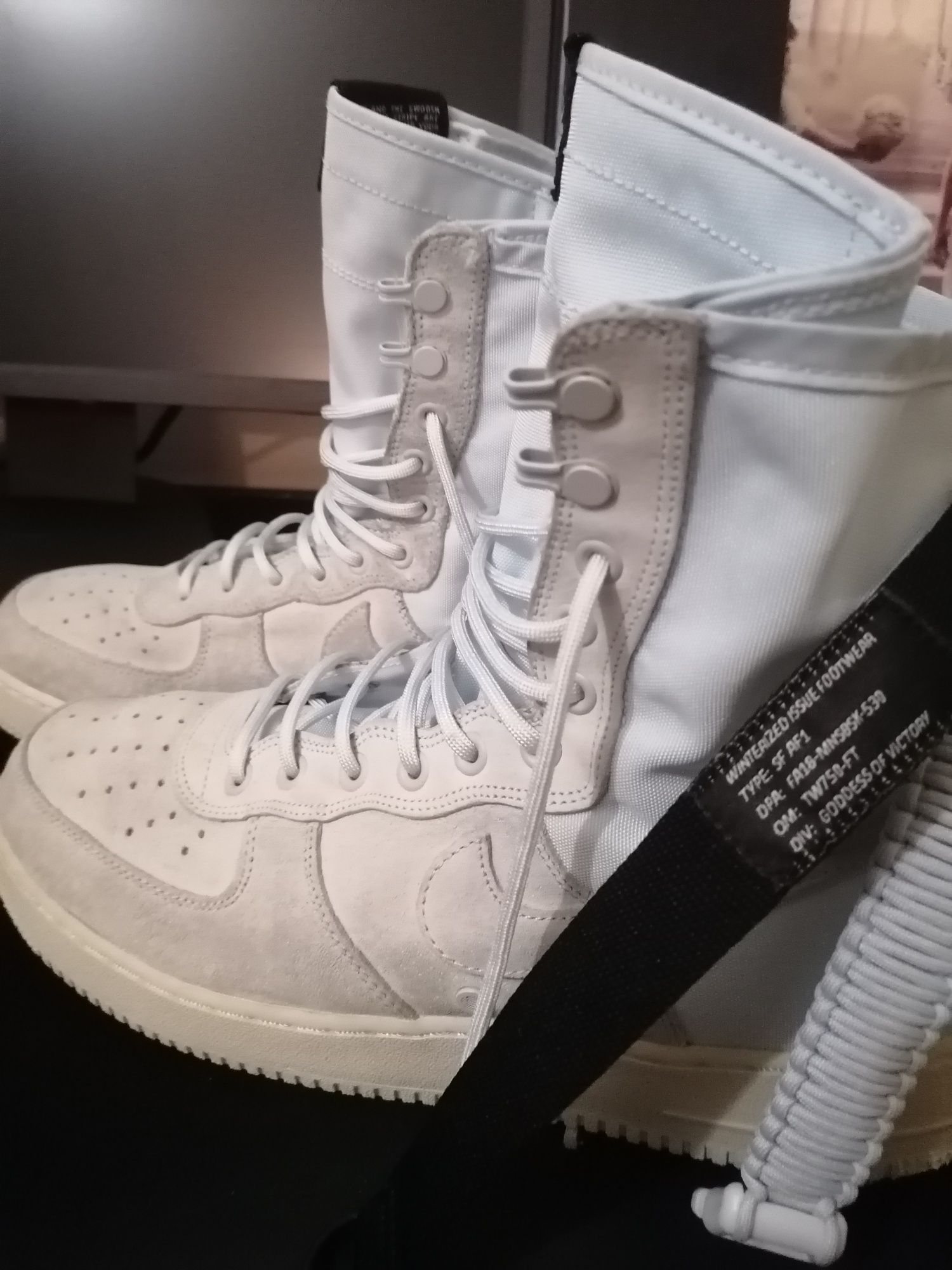 Ghete Nike Sf Air Force 1 Special Field high, blue tint, impecabile