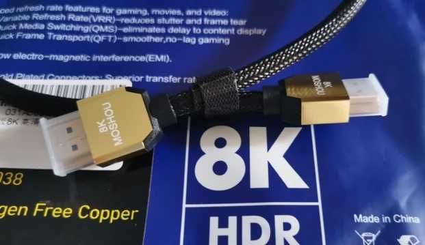 Real HDMI 8К Ultra-HD кабель v2.1   120Hz.  48Gbs