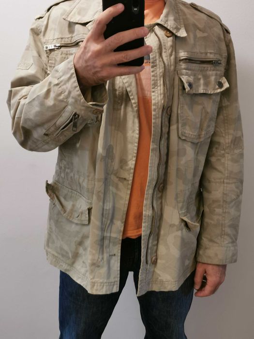 Geaca, Jacheta , verde camuflaj model desert, military, Camel Active L