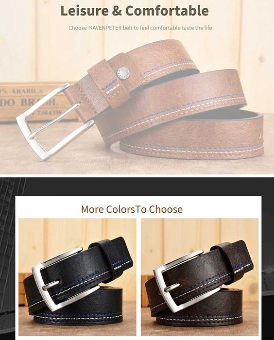 Curea piele albastru inchis L=130cm. latime 3.3-3.4 cm. Noua ambalata!