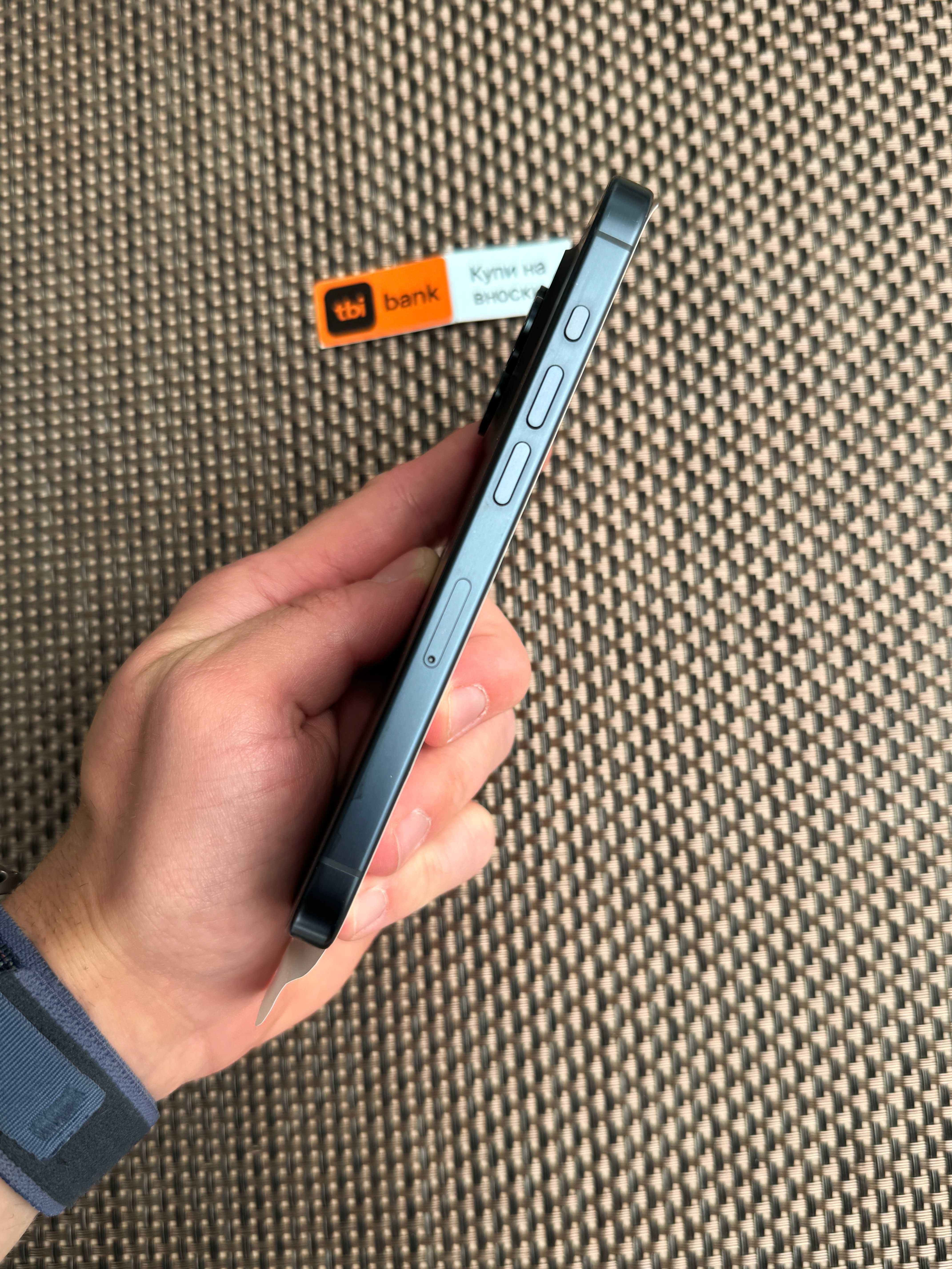 100% BATTERY! iPhone 15 Pro Лизинг от 56лв/м Blue Titanium Гаранция