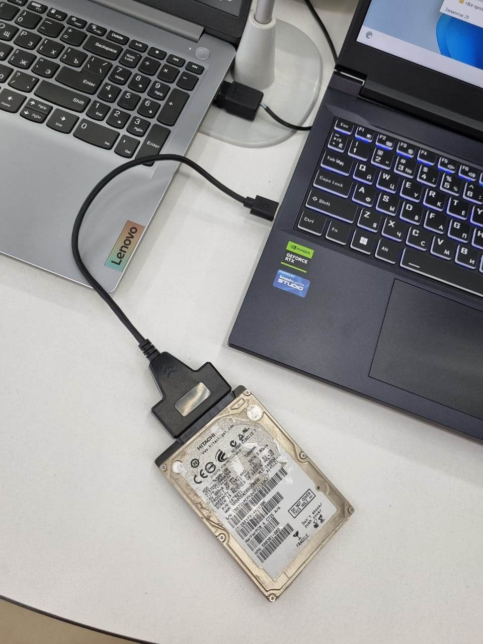 Переходник для жёстких дисков usb to sata