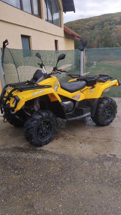 Vând sau schimb  atv can-am outlander 2008 800cc 72cp varianta lunga
