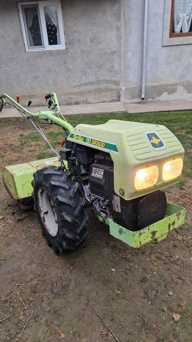 Motocultor Grillo diesel in 2 pistoane cu freza