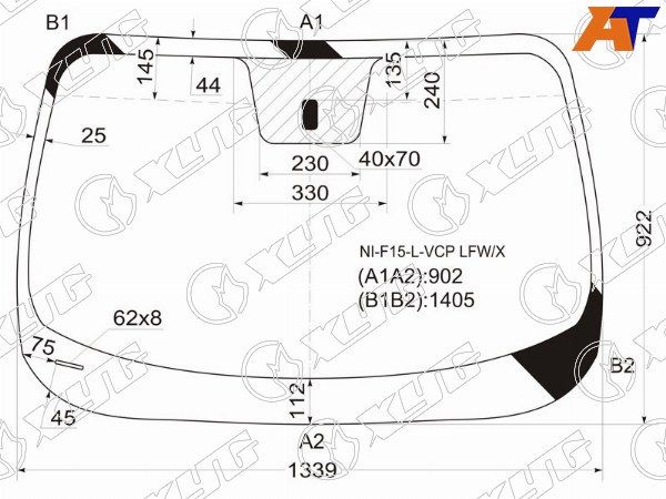 Стекло лобовое NISSAN JUKE 10- Nissan Juke