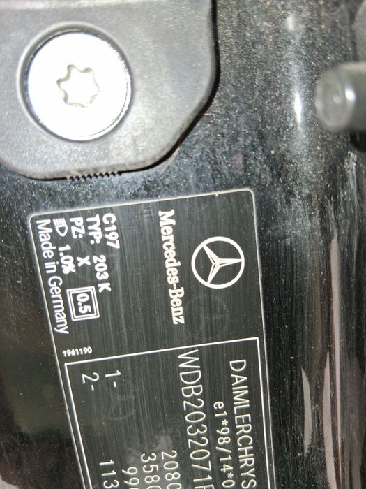 На части Mercedes c200 cdi w203 facelift